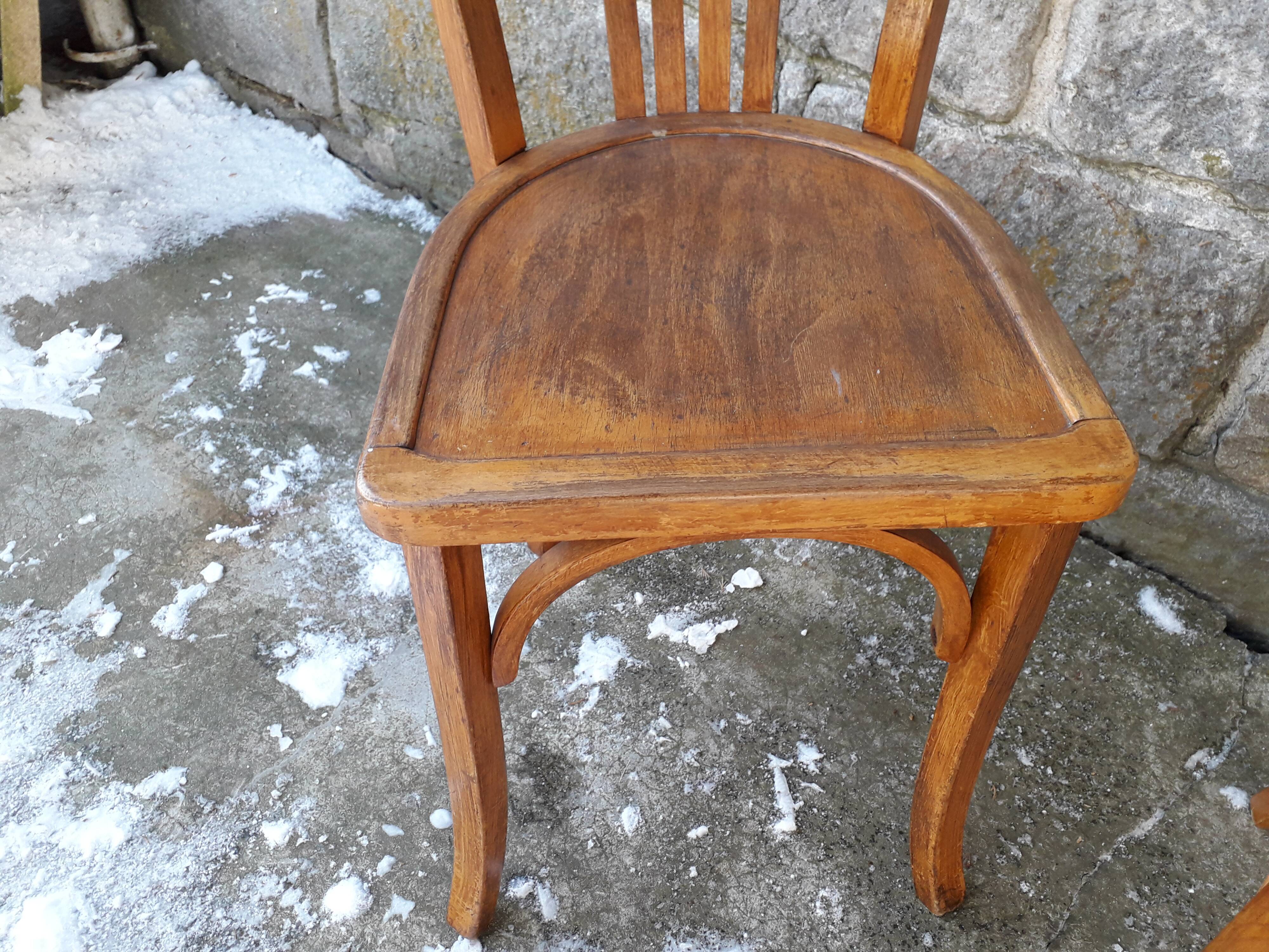 Set of four Luterma bistro chairs