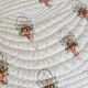 1850 large quilted bedspread 195 x 190 cm