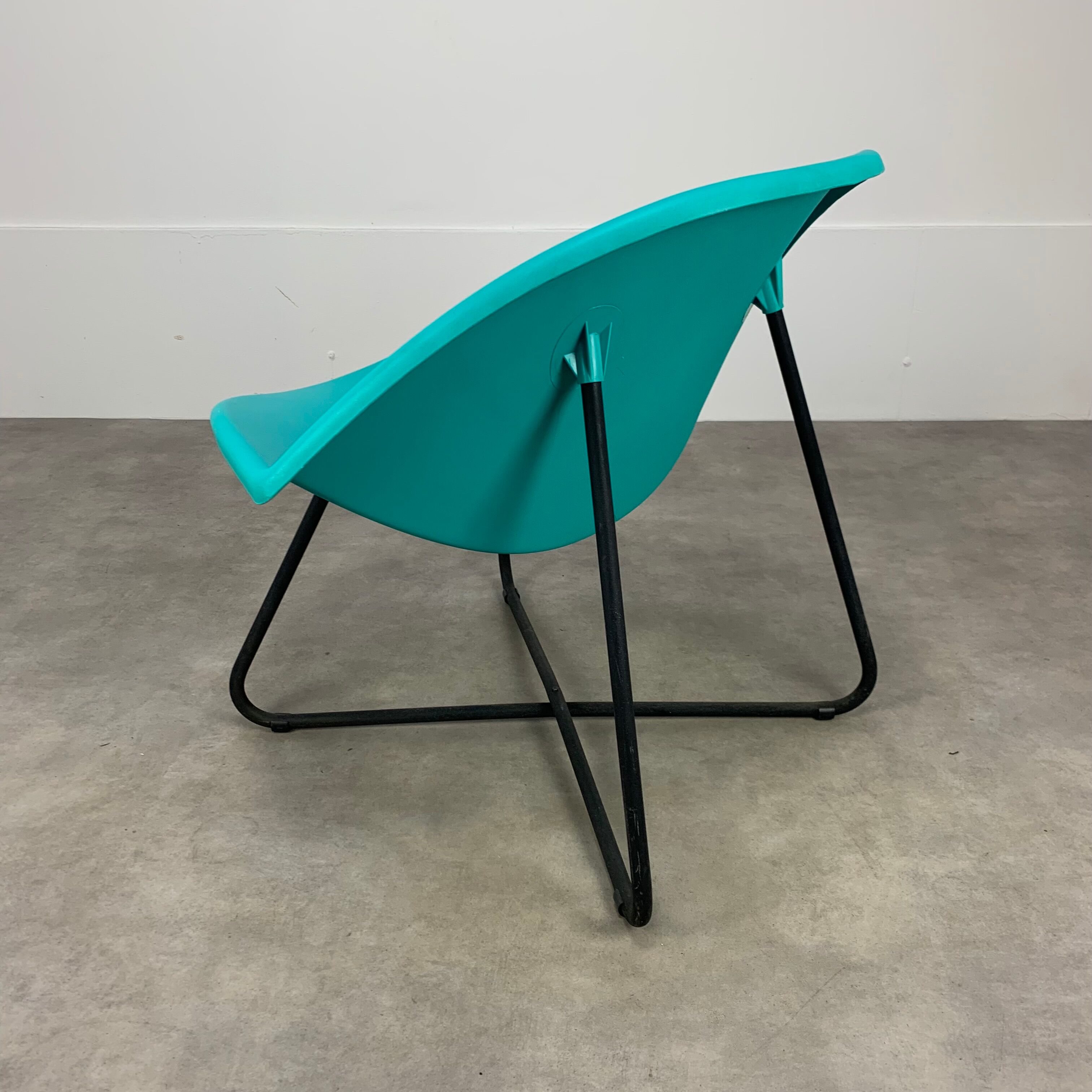 Armchair Niels Gammelgaard model Lips for Ikea blue, green