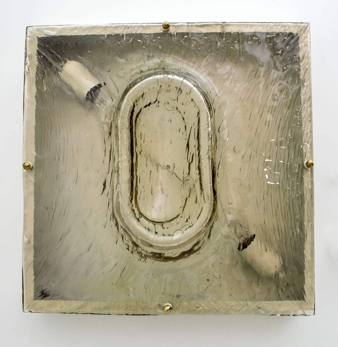 Four Toni Zuccheri Mid-Century Modern Murano Glass Sconces for Venini, 1960