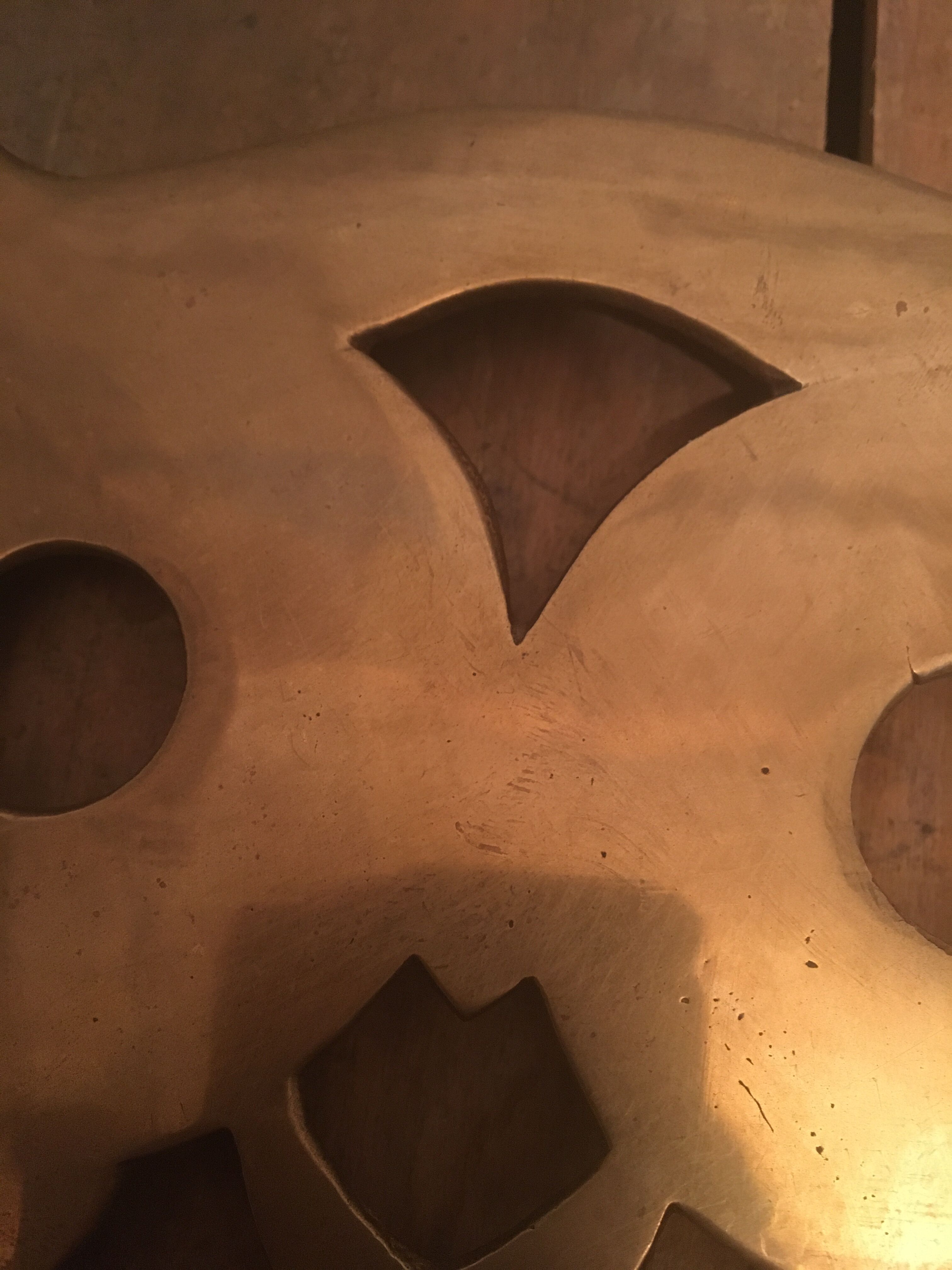 Brass table mat, 60s