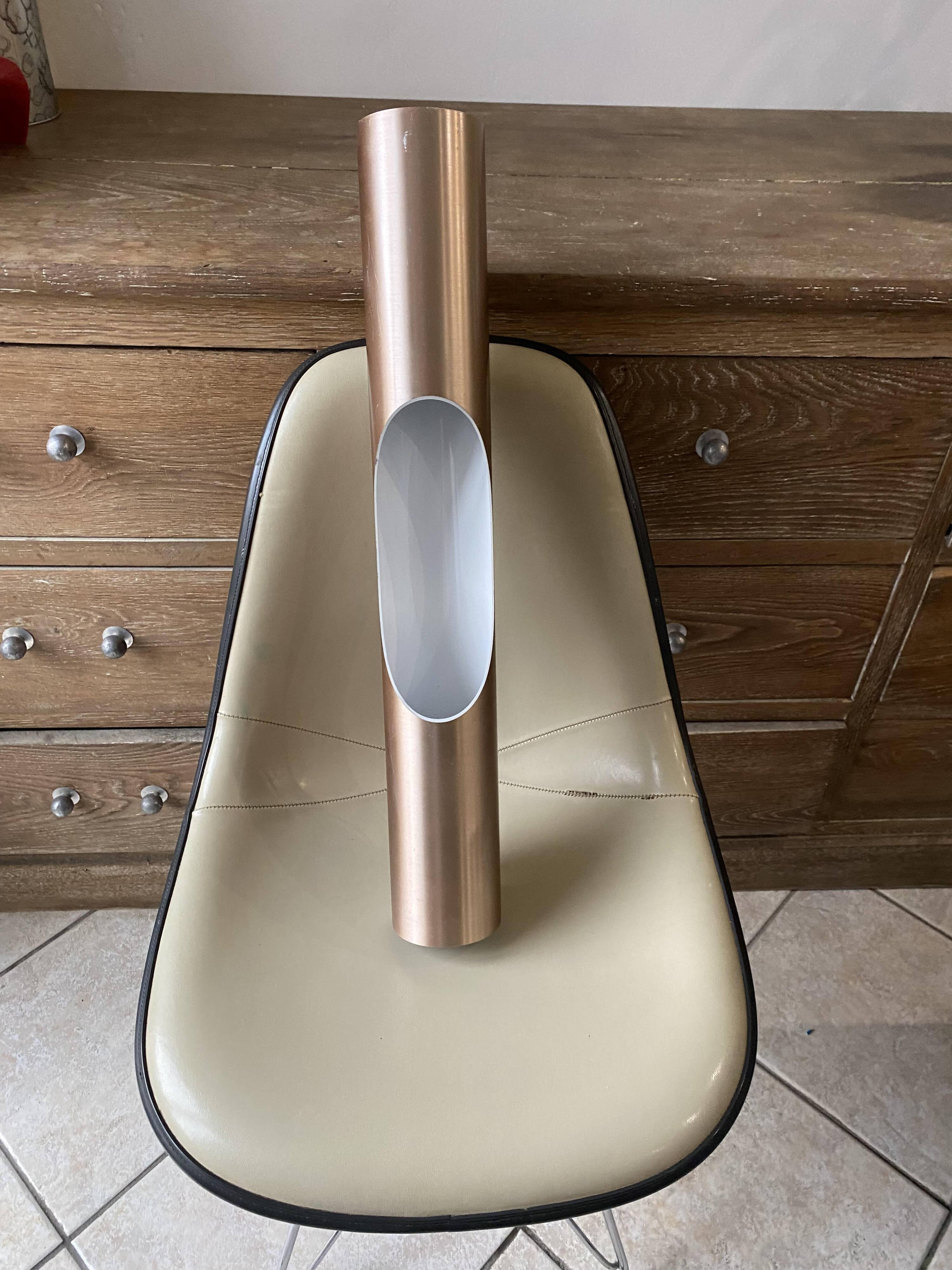 N1 Sconce Fuga XL copper / rosé wall lamp Raak Komulainen 1970 vintage