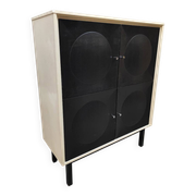Brutalist circular cabinet vintage 'Geometric design'
