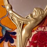 Art deco hand mirror