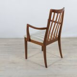 Chaises de salle à manger en teck et tissu du milieu du siècle par Leslie Dandy pour G-Plan, années 1960, lot de 8