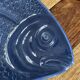 Shallow ceramic fish dish