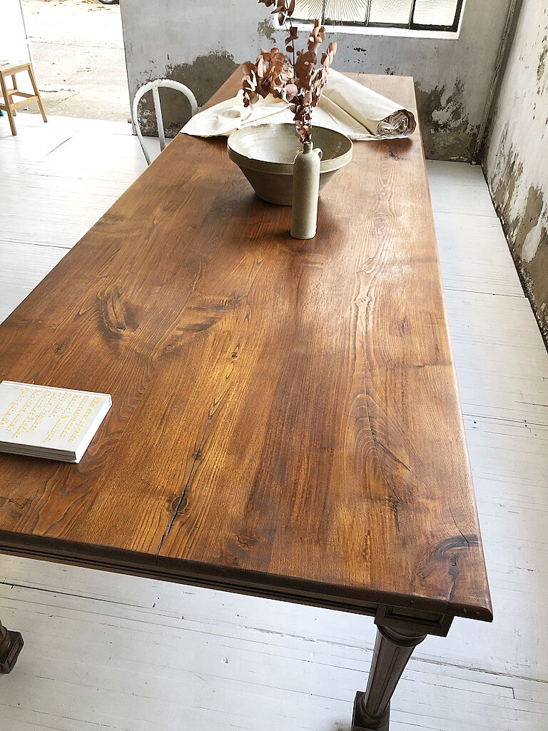 4m XXL oak farm table