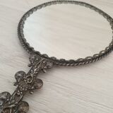 Hand mirror XIXth 28x13cm