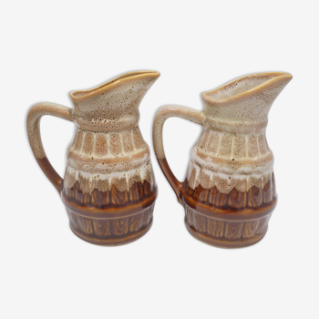 Duo of vintage pitchers