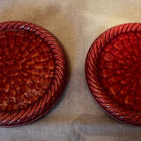 Pair of ceramic bottle coasters