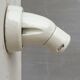 Minimalist elbow wall lamp Art Deco porcelain
