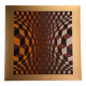 Planche Victor Vasarely – "Structure Universelle de l'Hexagone" – Op A