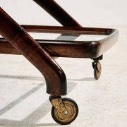 Alder Wood Trolley by Cesare Lacca for Cassina, 1950s