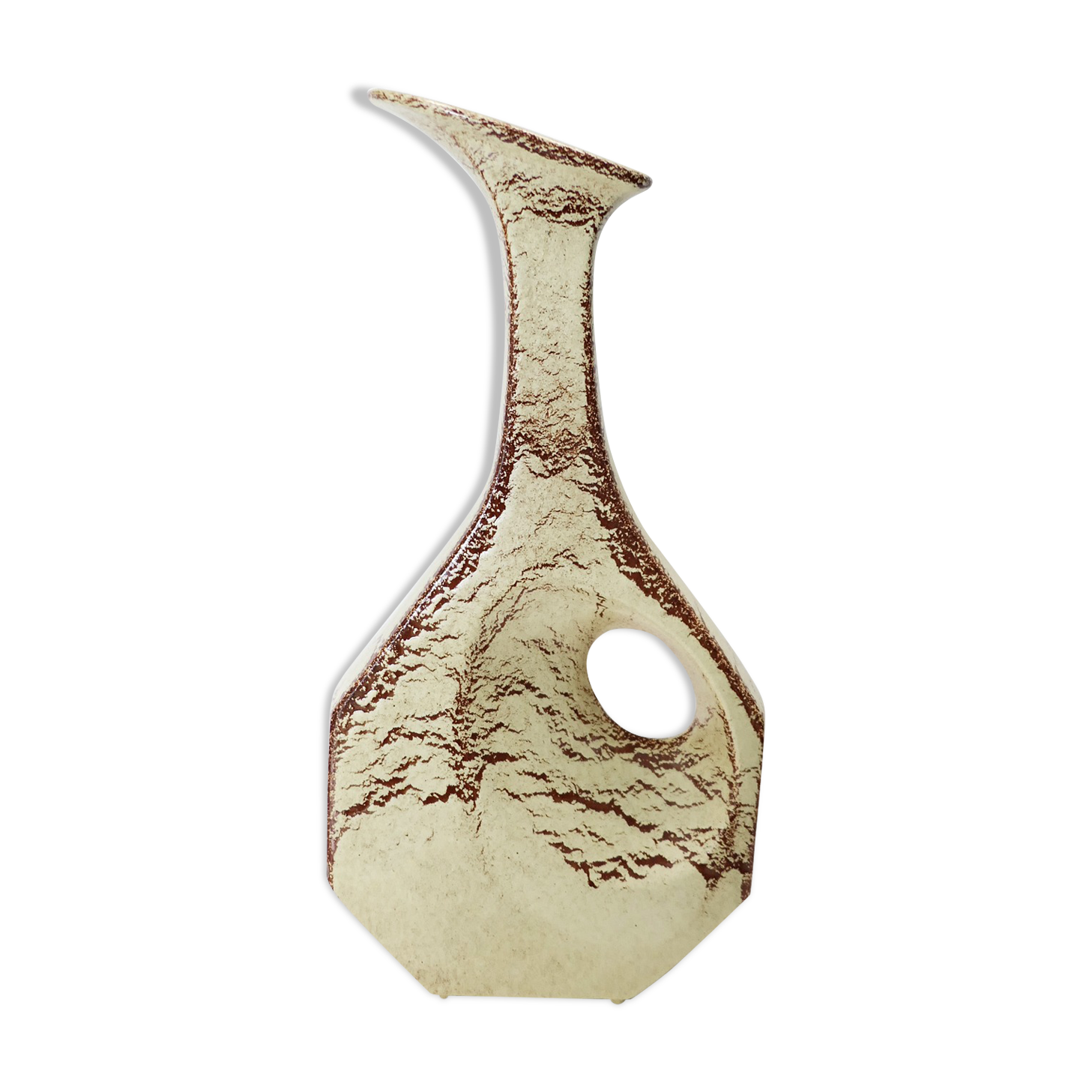 Modernist vase by Roberto Rigon for Bertoncello 1960-70