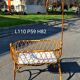 Cradle cot rattan bamboo vintage