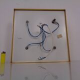 Space Age JBS Brass Sconce by Joseph Brumberg, 1960s