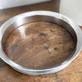 Kartell Gino Colombini white plastic umbrella stand from the 70s