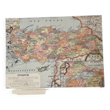 Map of Turkey - 1930