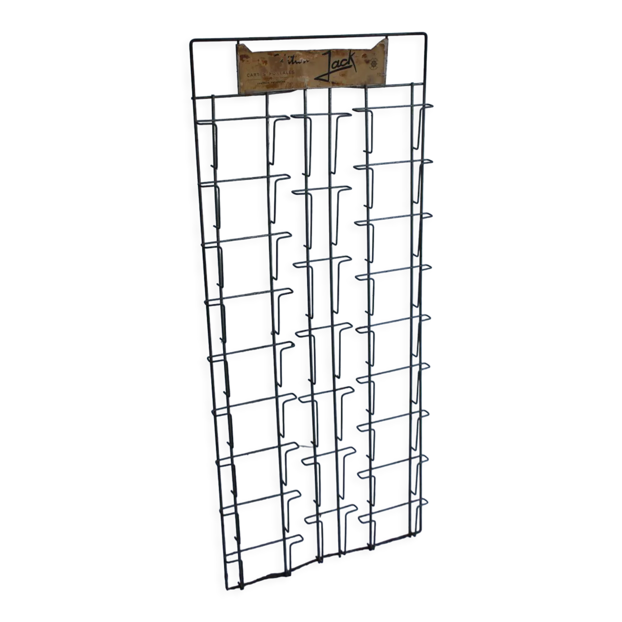 Old postcard wall display