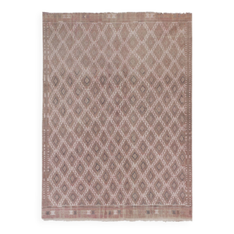 Tapis vintage turc de oushak tissé à la main 167x238 cm