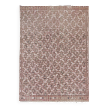 Tapis vintage turc de oushak tissé à la main 167x238 cm