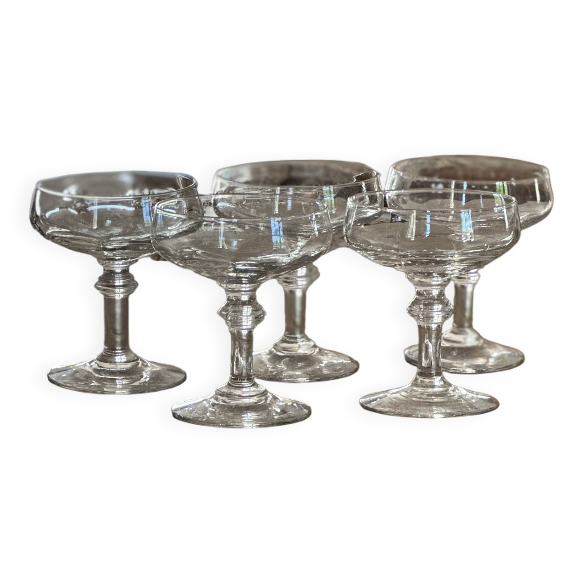 Nipple-shaped champagne glasses