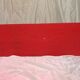 Neo-Renaissance style red top bench