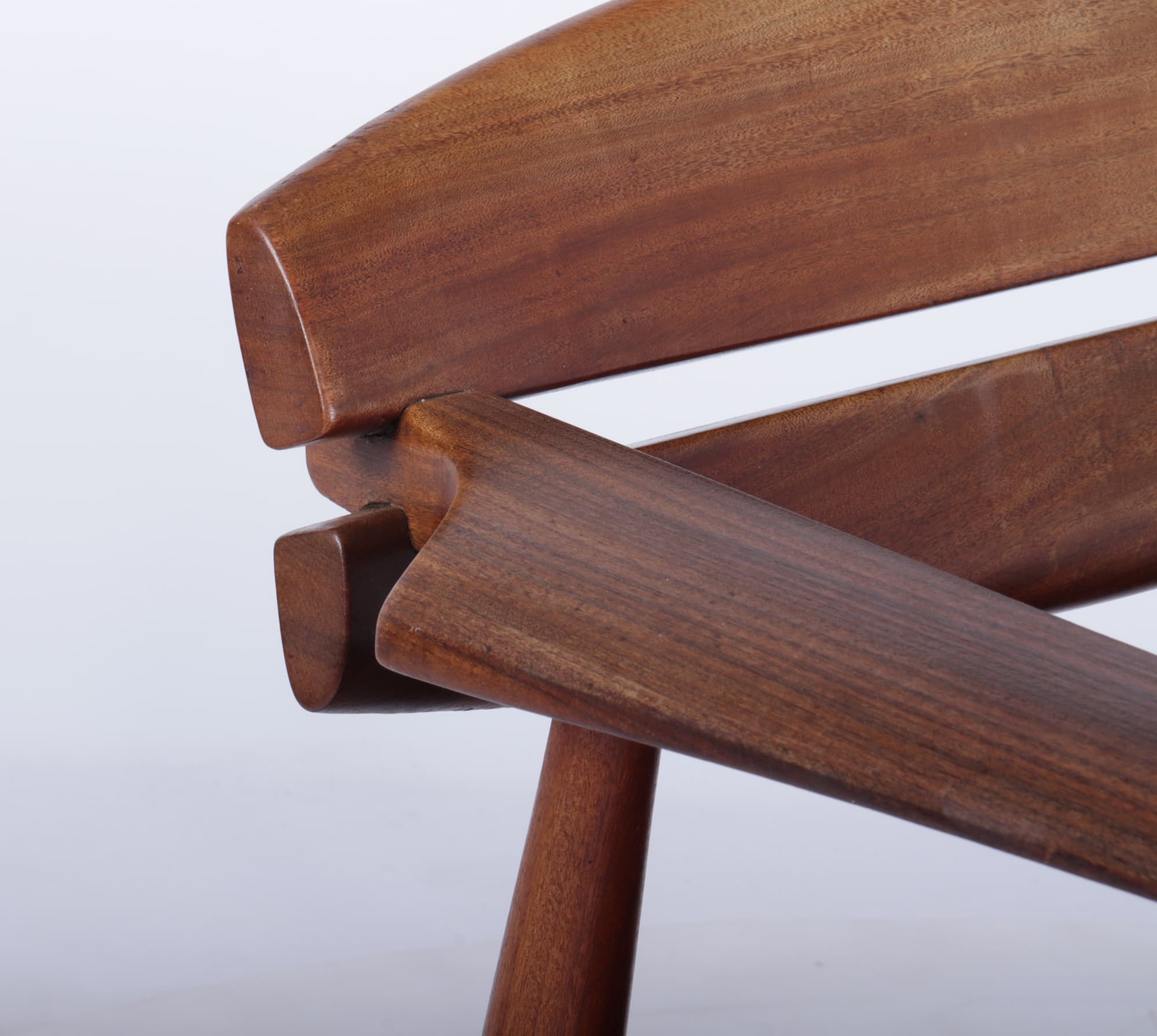 Mid century danish teak desk chair c1960