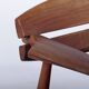 Mid century danish teak desk chair c1960