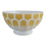 Faceted iron earth bowl