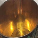 Vintage metal paper basket