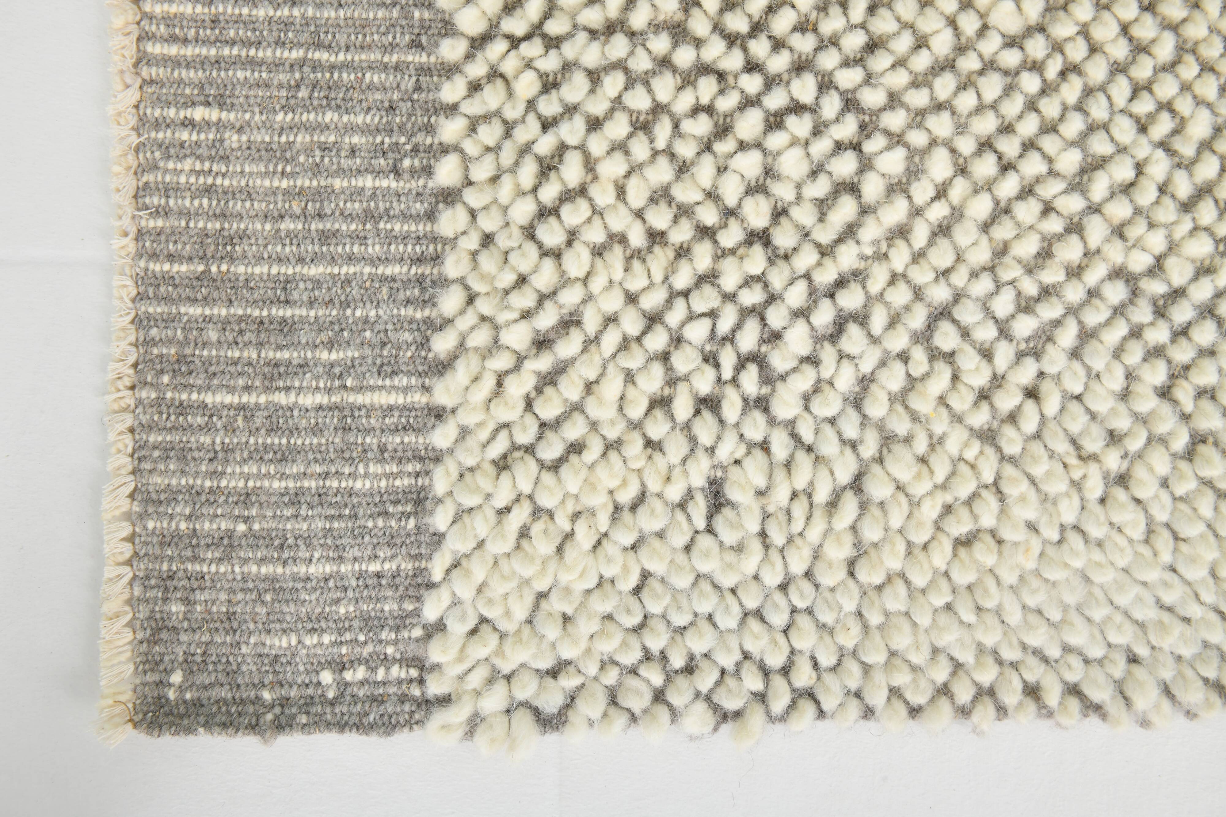 6x10 Gray Beige Modern Vintage Rug, 195x300Cm