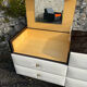 VINTAGE DRESSING TABLE WITH 6 DRAWERS 1960-1970 ROGER LANDAULT
