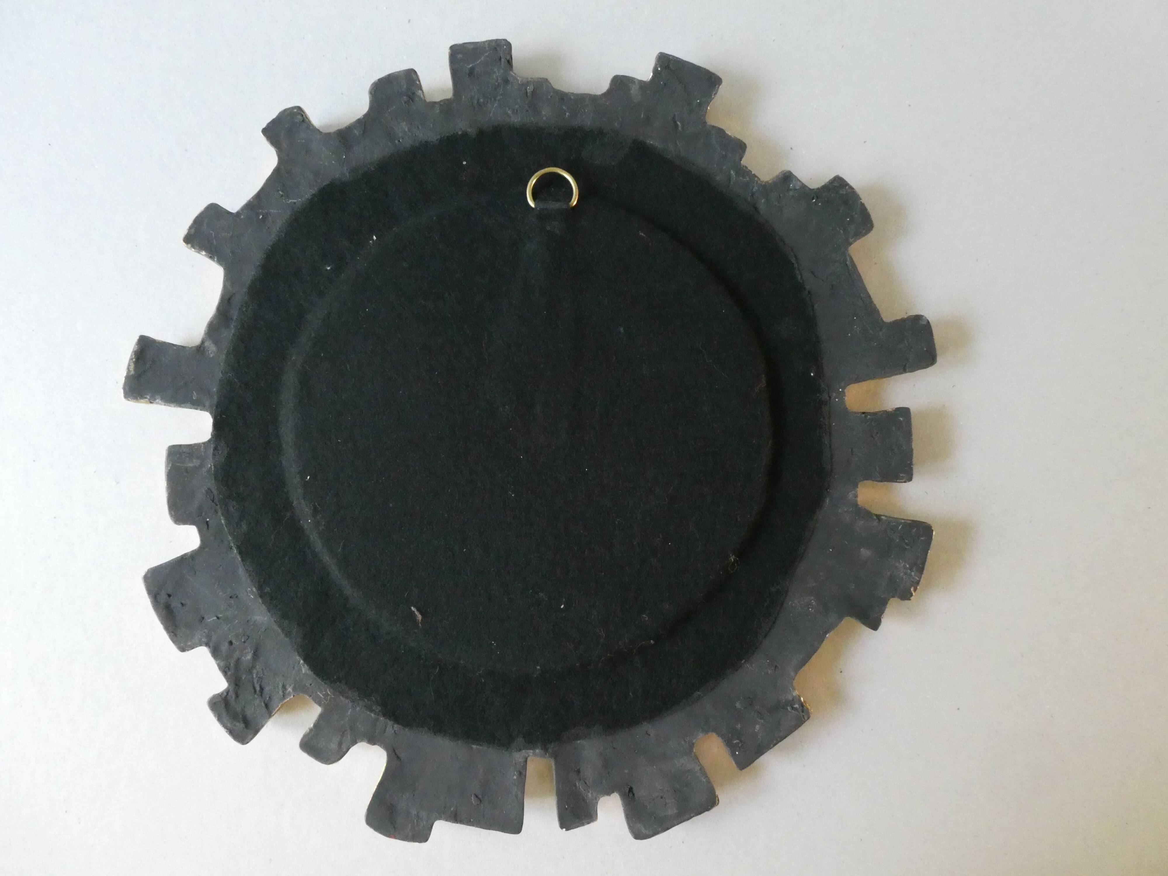 François Lembo's ceramic sun mirror from the 1960