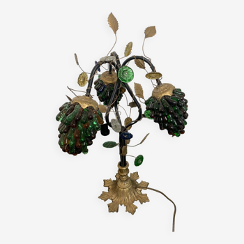 Murano lamp 3 bunches of grapes early 20th