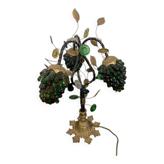 Murano lamp 3 bunches of grapes early 20th