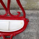 Porte parapluie canne en fonte émaillée