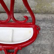 Porte parapluie canne en fonte émaillée