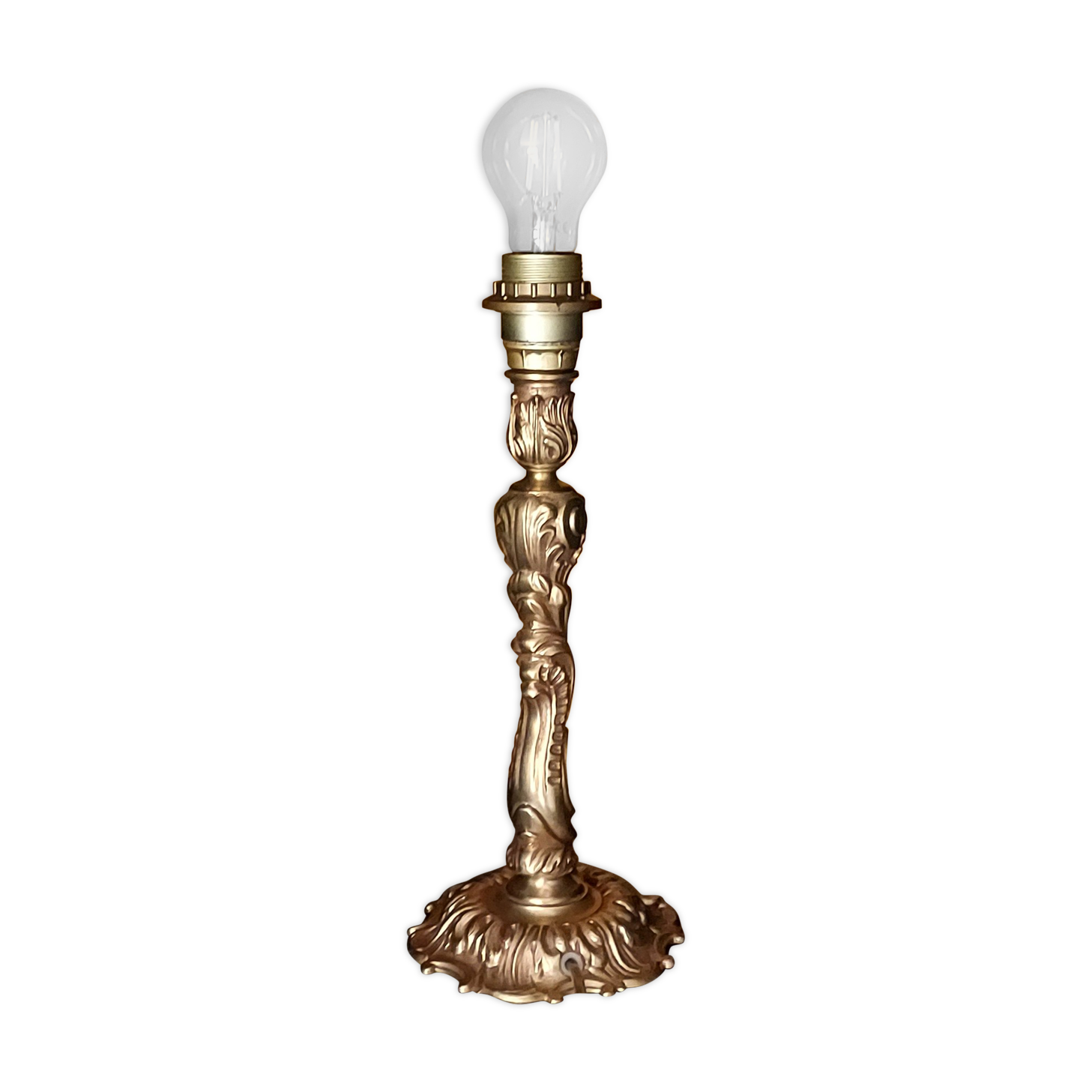 Bronze lamp foot
