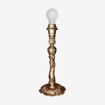 Bronze lamp foot