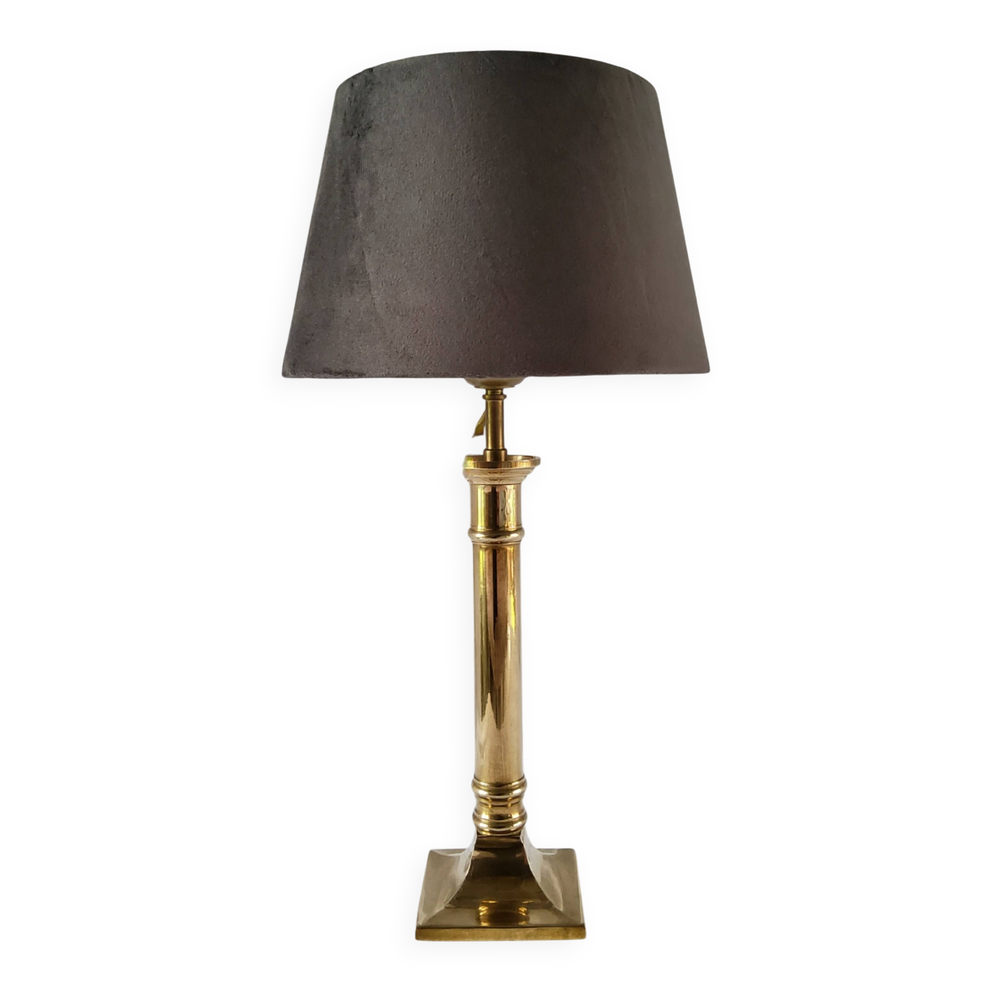 Lampe bougeoir laiton