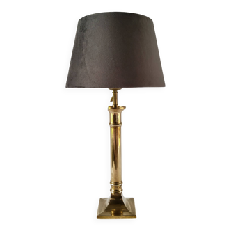 Lampe bougeoir laiton