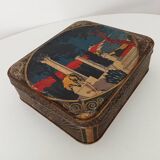 Old art deco biscuit box from the 1920s