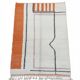 Modern orange Berber rug