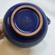 Vintage blue ceramic jug pitcher Porta Celi Spain