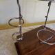 Table barber with mahogany mirror and chrome 1940
