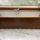 Wall shelf or to be installed in vintage rattan 1960s restored