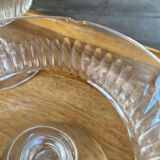5 crystal champagne glasses