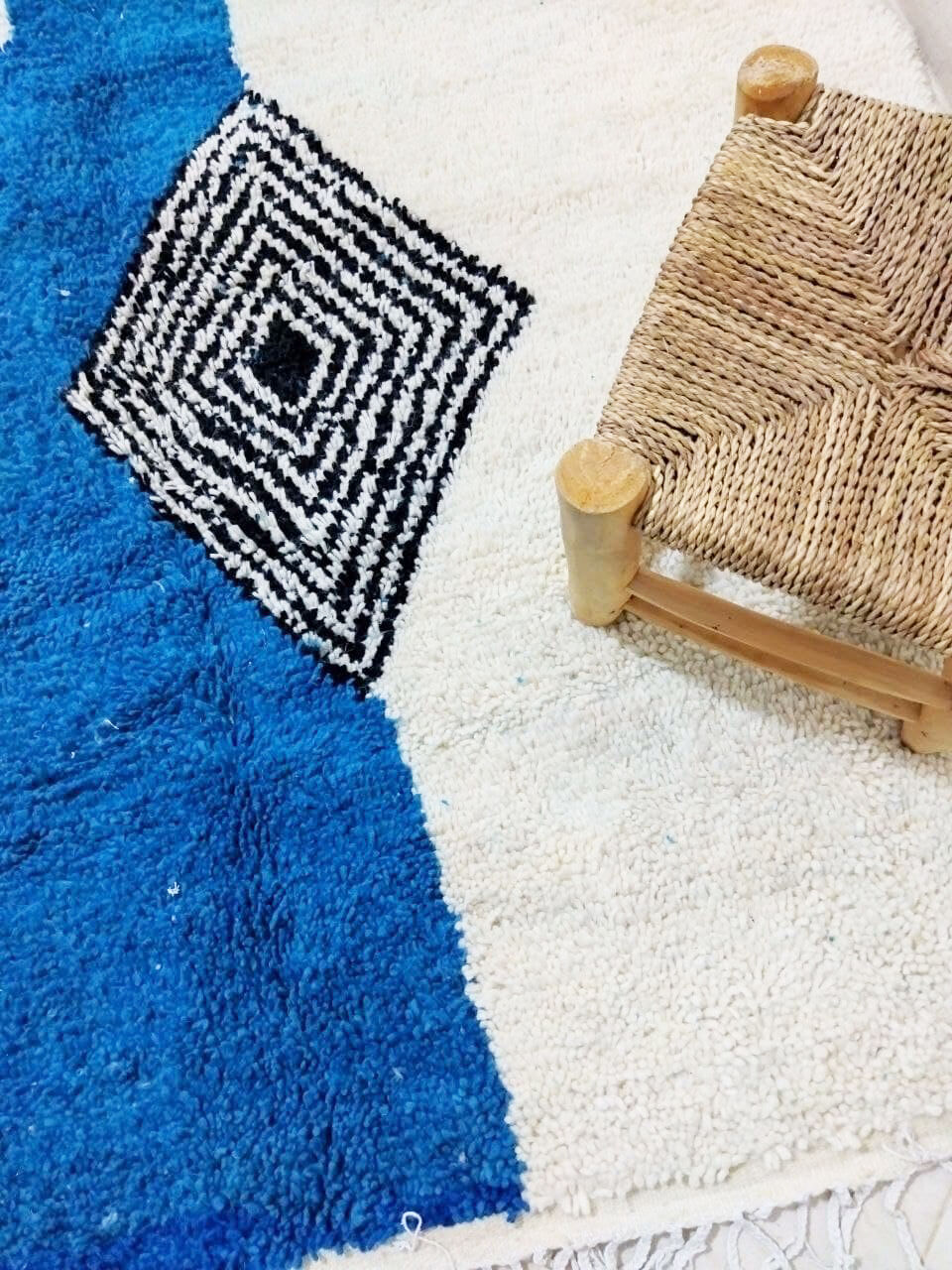 Tapis berbère œil Azilal 100% laine 245 x 160 cm