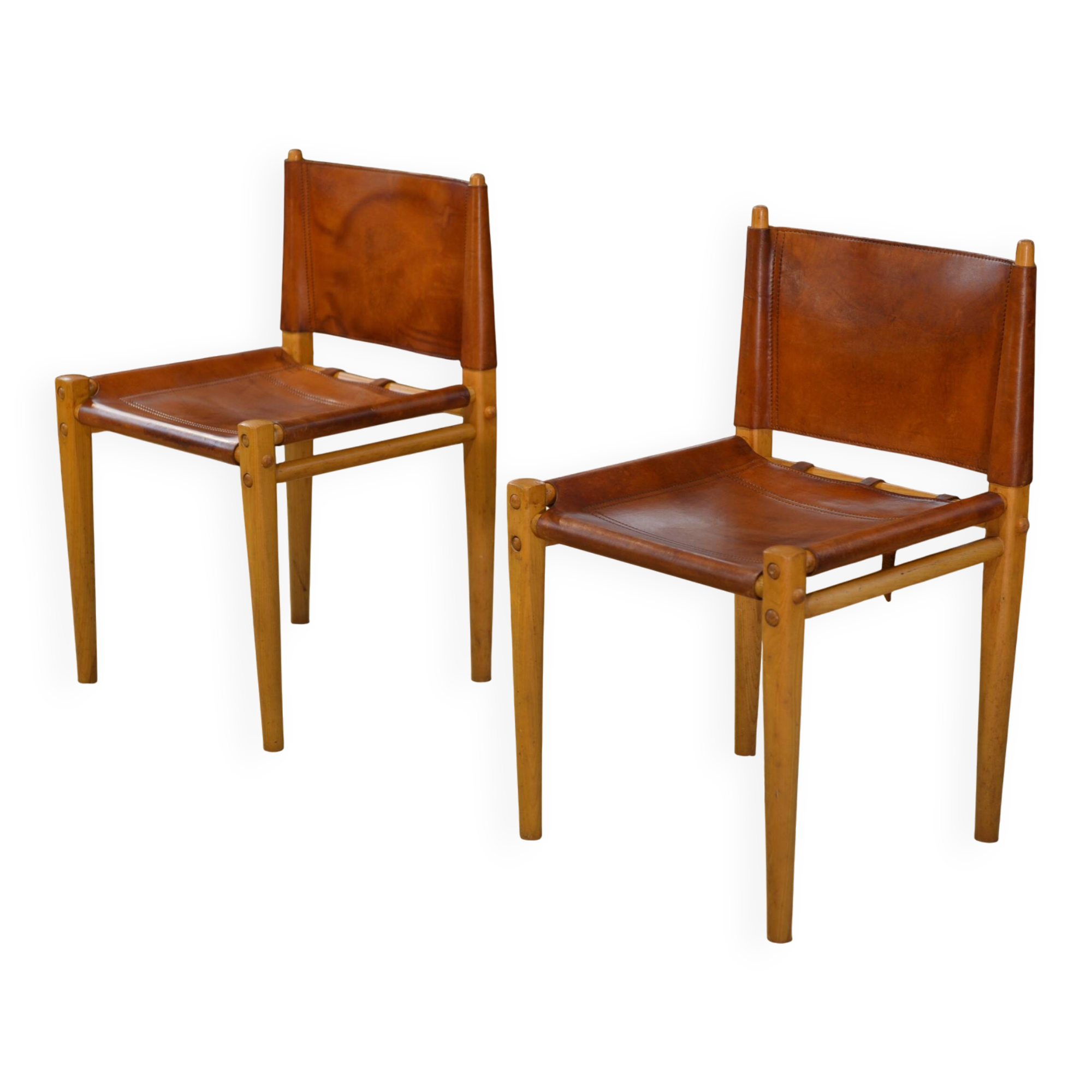 Pair of "Oasis" chairs by Gian Franco Legler for Zanotta 1960s